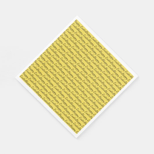 glücklicher Oster Serviette (Ecke)
