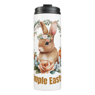 glücklicher Oster Thermosbecher