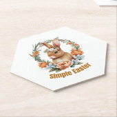 glücklicher Oster Untersetzer (angewinkelt)