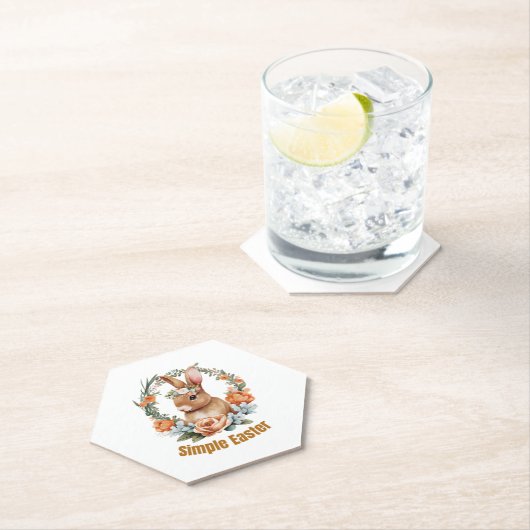 glücklicher Oster Untersetzer (Vor Ort)