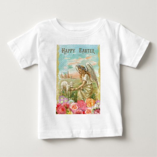 glücklicher Ostergel Baby T-shirt (Vorderseite)