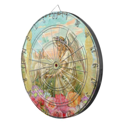 glücklicher Ostergel Dartscheibe (Vorderseite rechts)