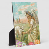 glücklicher Ostergel Fotoplatte (Seite)