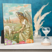 glücklicher Ostergel Fotoplatte (Seite)