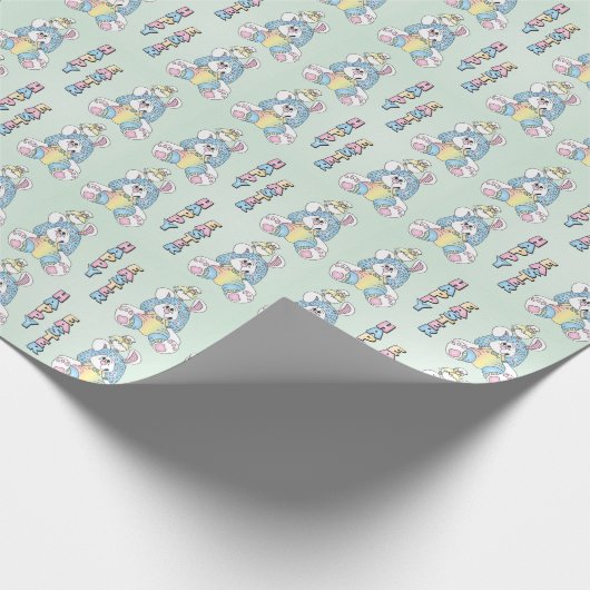 Glücklicher Osterhase Geschenkpapier (Ecke)