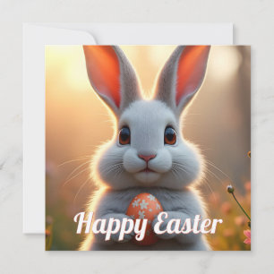 Glücklicher Osterhase in der Magie des Frühlings