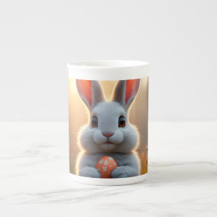Glücklicher Osterhase in der Magie des Frühlings Porzellantasse