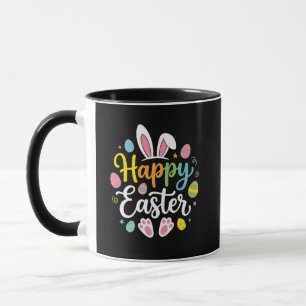 Glücklicher Osterhase Kaninchen Lustiger Ostertag Tasse