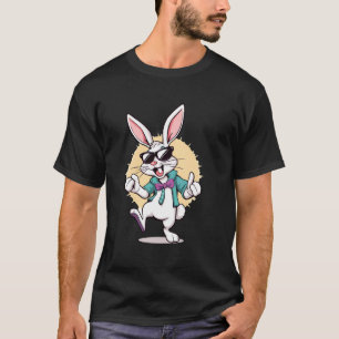 Glücklicher Osterhase mit Sonnenbrille Frühhling O T-Shirt