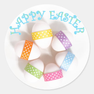 Glücklicher Ostern-Aufkleber Runder Aufkleber