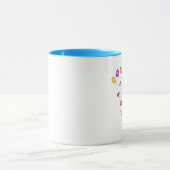 Glücklicher Ostern-Baum mit dekorativen Eiern Tasse (Zentrum)