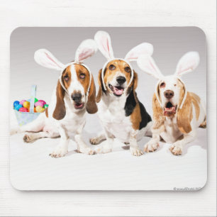 Glücklicher Ostern-Dachshund Mousepad