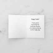 🐰 glücklicher Ostern für Pickleballer, niedlich Karte (Innenseite)