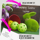 Glücklicher Ostern für Pickleballer, schön Postkarte