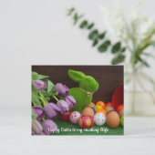 Glücklicher Ostern für Pickleballer, schöne Postka Postkarte (Stehend Vorderseite)