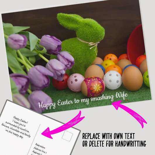 Glücklicher Ostern für Pickleballer, schöne Postka Postkarte