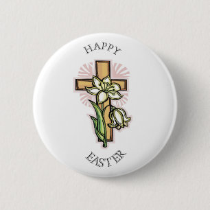 Glücklicher Ostern-Knopf! Button