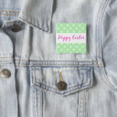 Glücklicher Ostern-Knopf Button (Beispiel)