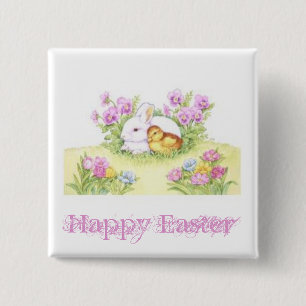 Glücklicher Ostern-Knopf Button