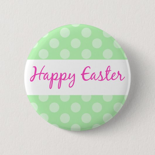 Glücklicher Ostern-Knopf Button (Vorderseite)