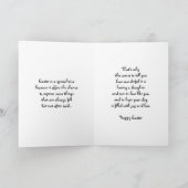 Glücklicher Osterntochter-und Feiertagskarte (Innenseite)