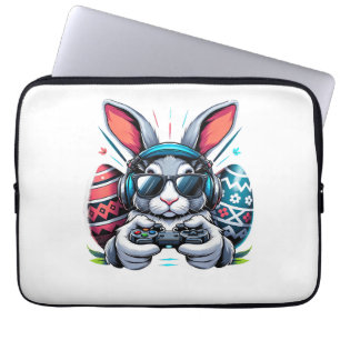 Glücklicher Ostertag Bunny Ei Videospiel Kinder Mi Laptopschutzhülle