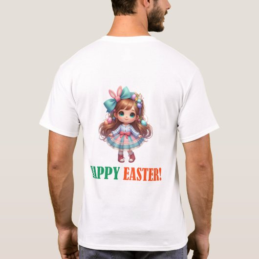 Glücklicher Ostertag - Crucifixe T-Shirt (Rückseite)
