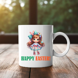 Glücklicher Ostertag - Crucifixe Zweifarbige Tasse