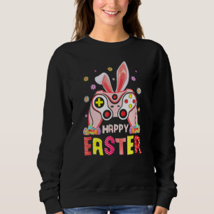 Glücklicher Ostertag Video Game Controller Bunny G Sweatshirt
