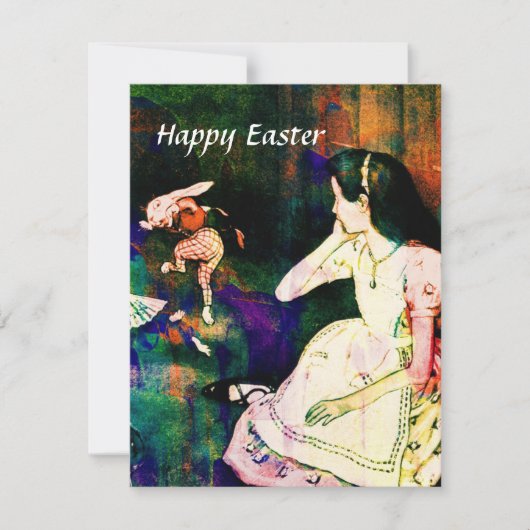 GLÜCKLICHER OSTTAG EINLADUNG (Vorderseite)