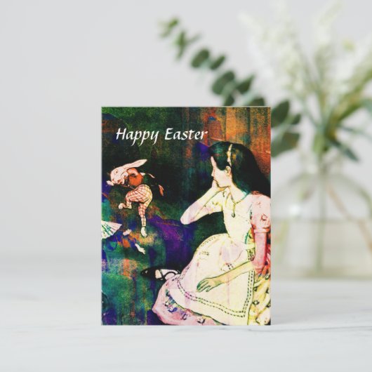 GLÜCKLICHER OSTTAG EINLADUNG (Stehend Vorderseite)