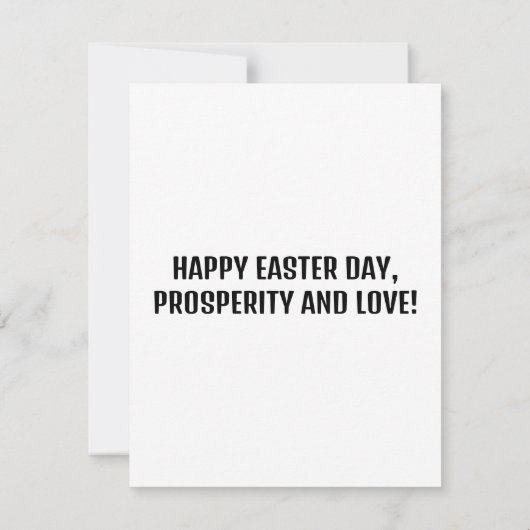 GLÜCKLICHER OSTTAG EINLADUNG (Rückseite)