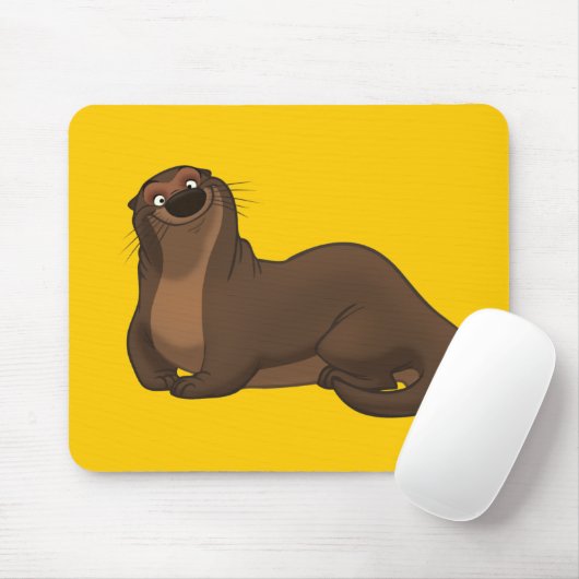 Glücklicher Otter Mousepad (Mit Mouse)