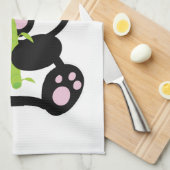 Glücklicher Panda Handtuch (Viertel Falte)