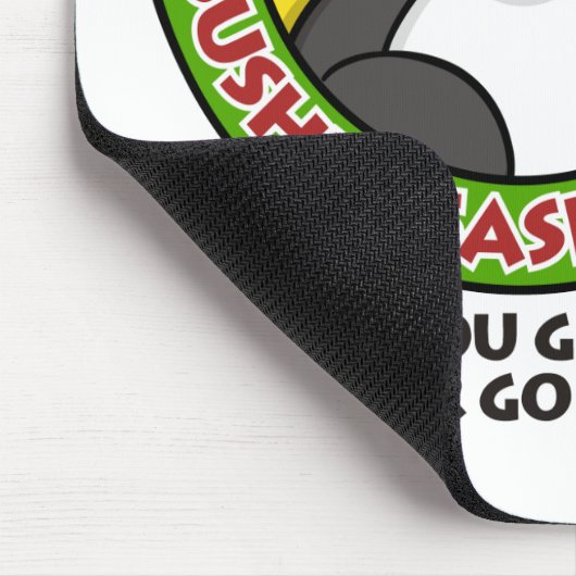 Glücklicher Panda Mousepad (Ecke)