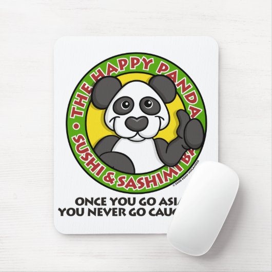 Glücklicher Panda Mousepad (Mit Mouse)