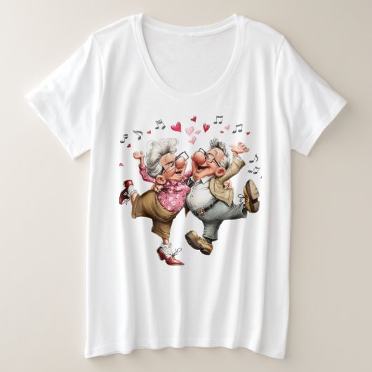 Glücklicher Papa #2 Große Größe T-Shirt (Design vorne)