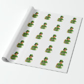 Glücklicher Papa – St. Patrick’s Day Kleeblatt-Des Geschenkpapier (Ungerollt)