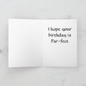 GLÜCKLICHER PAR-FECT-GEBURTSTAG ***SON***-KARTE KARTE (Innenseite)