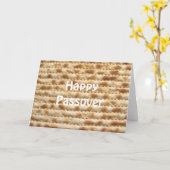 Glücklicher Passover Matzah Grußkarte Karte (Gelbe Blume)
