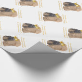 Glücklicher Pekingese König Geschenkpapier (Ecke)