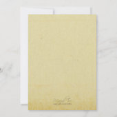 Glücklicher Pessach - Flachgrüßkarte Einladung (Rückseite)