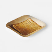 Glücklicher Pessach! Golden Matzah Pappteller (Gewinkelt)