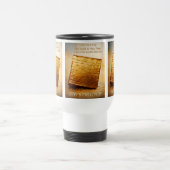 Glücklicher Pessach! Golden Matzah Reisebecher (Mittel)
