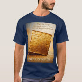 Glücklicher Pessach! Golden Matzah T-Shirt (Vorderseite)