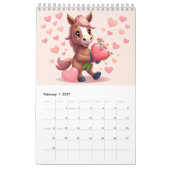 Glücklicher Pferdekalender 2026 Kalender (Feb 2027)