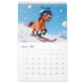 Glücklicher Pferdekalender 2026 Kalender (Jan 2027)