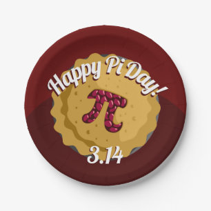 Glücklicher Pi-Tag  Funny Pie Party Teller