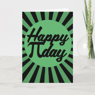 Glücklicher Pi-Tag Karte