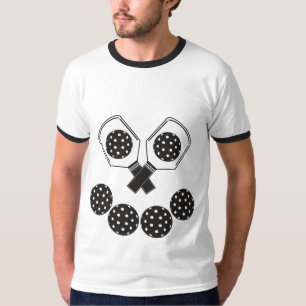 Glücklicher Pickleball Jackolantern T-Shirt